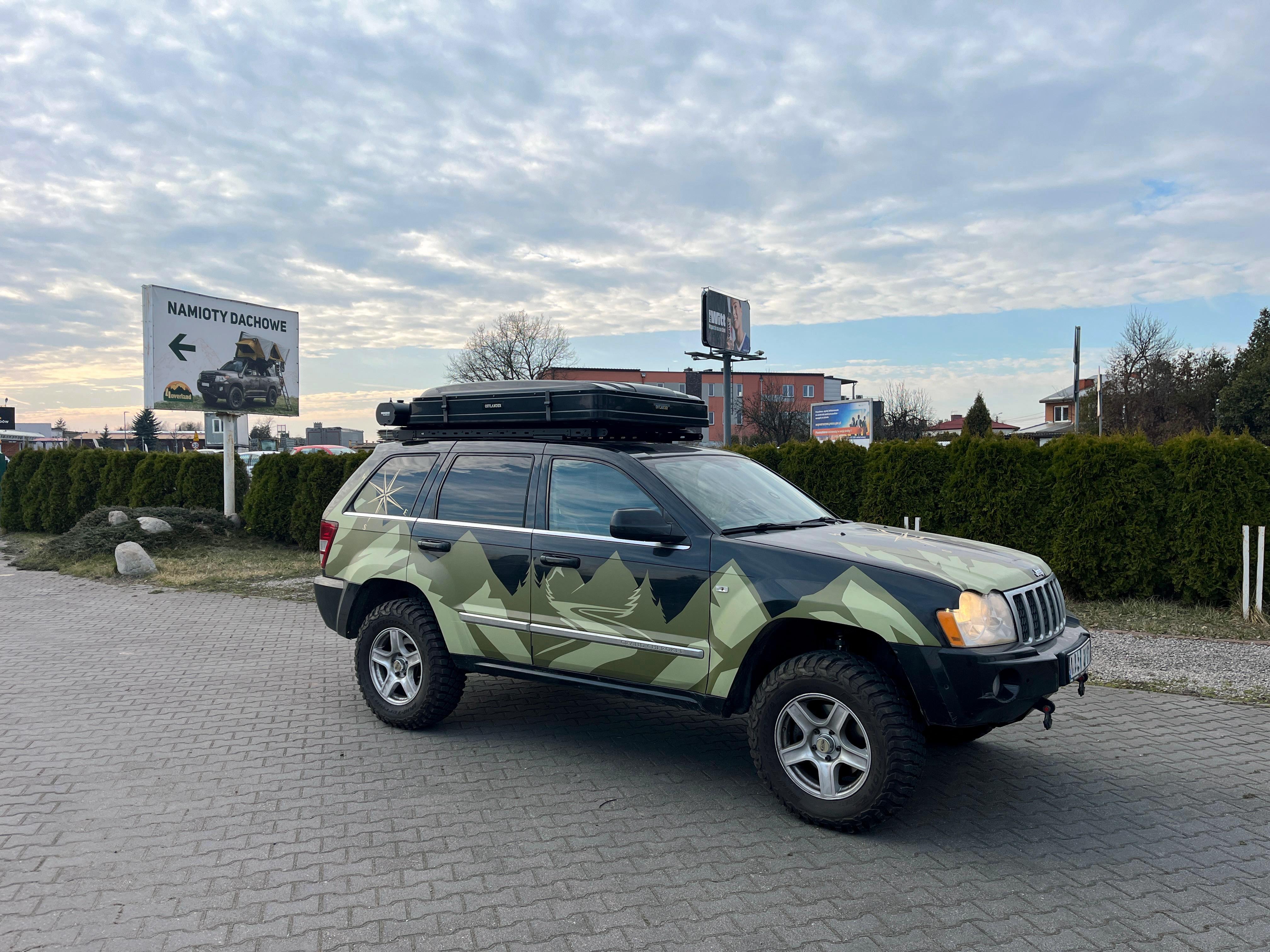 Namiot dachowy Offlander Fold 2 na Jeep Grand Cherokee
